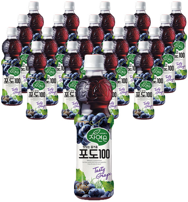 자연은 포도 100, 500ml, 20개