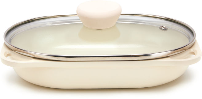 바프라이프 인덕션 IH 코코트 매직팬 크림화이트, 230 x 160 x 45 mm, 1개