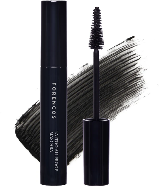 포렌코즈 타투 올프루프 마스카라 8g, 01리얼블랙, 1개 - 쿠팡