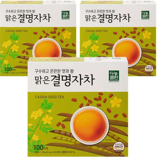다농원 맑은결명자차, 1.2g, 100개입, 3개