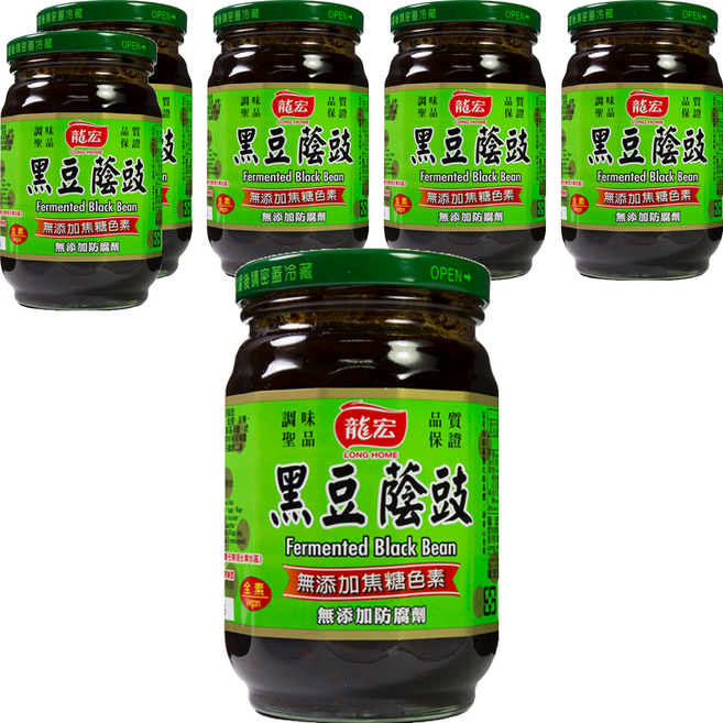 龍宏 黑豆蔭豉, 400g, 6罐