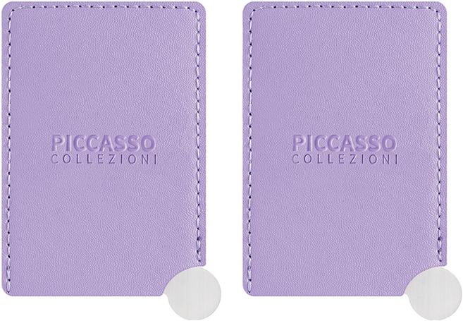 PICCASSO 畢卡索 Collezioni 迷你調色盤 + 鏡子 + 化妝包套組, 紫色(化妝包), 2個