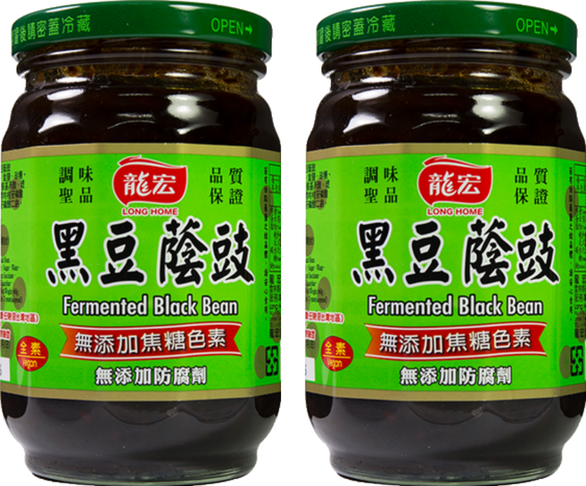 龍宏 黑豆蔭豉, 400g, 2罐