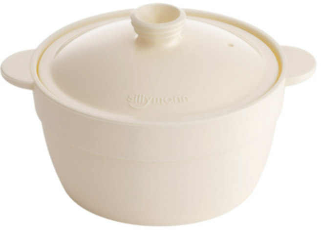 실리만 국내생산 하모니 계란찜기 518ml 크림베이지 1개