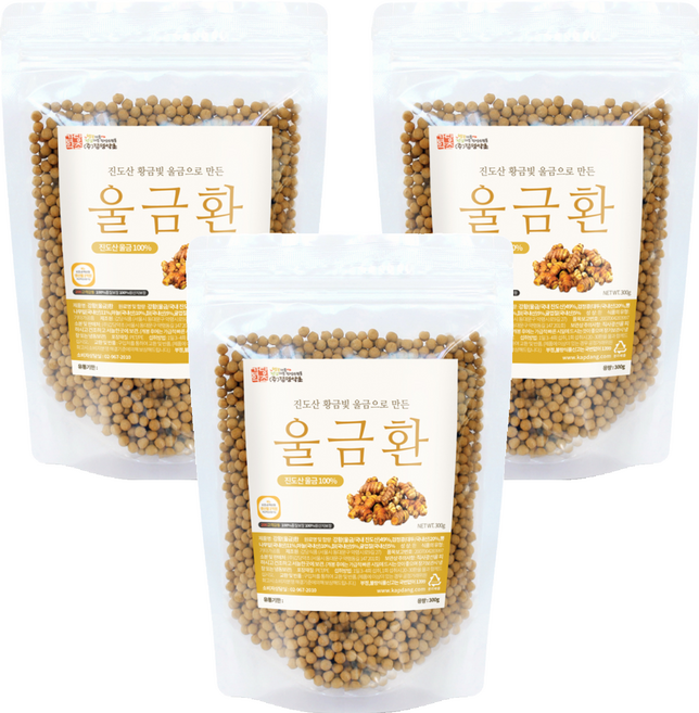 갑당약초 강황 울금 환, 3개, 300g