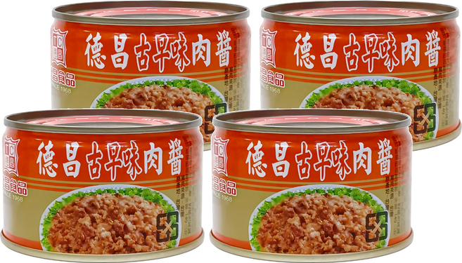 德昌 古早味肉醬, 140g, 4罐