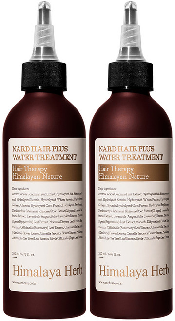 나드 헤어 플러스 워터 트리트먼트, 200ml, 2개