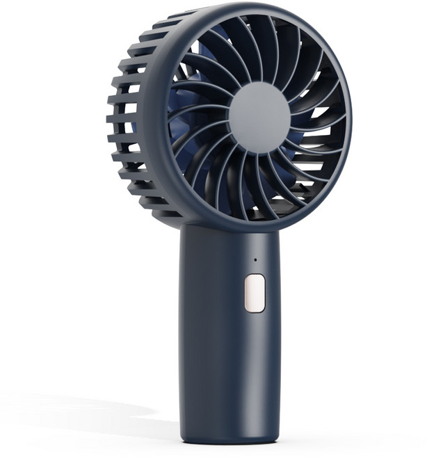 하이온 휴대용 미니 무선 손선풍기, H14, 미드나잇블루
