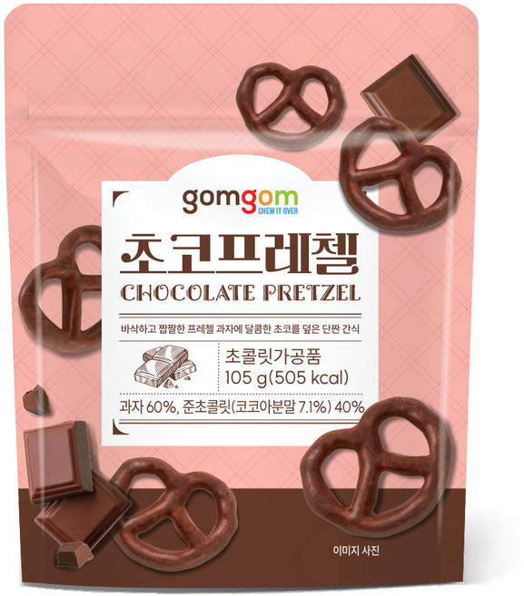 곰곰 초코프레첼, 105g, 1개