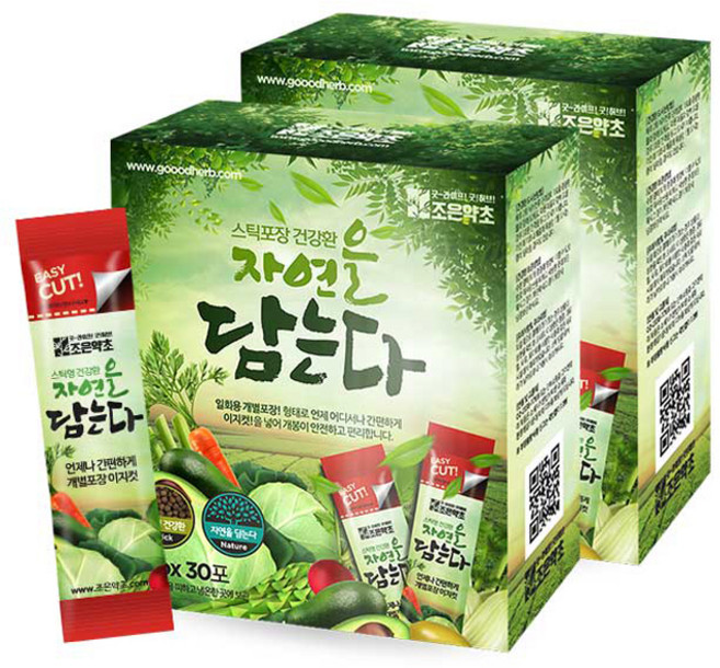 굿허브 조은약초 자연을 담는다 스틱형 청국장환, 90g, 2박스