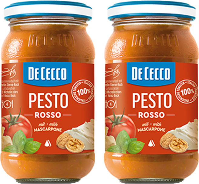 데체코 레드 패스토 파스타소스, 200g, 2개