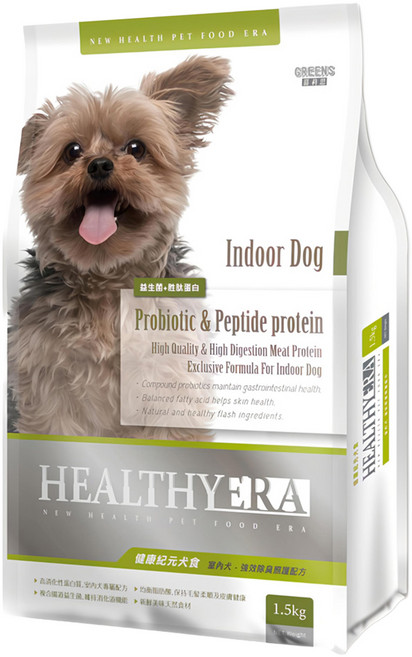 福壽實業 HEALTHYERA 健康紀元 室內犬強效除臭照護配方乾飼料, 雞肉, 1.5kg, 1袋