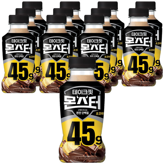 TAKEFIT 巧克力香蕉肌肉專用蛋白飲, 350ml, 12瓶