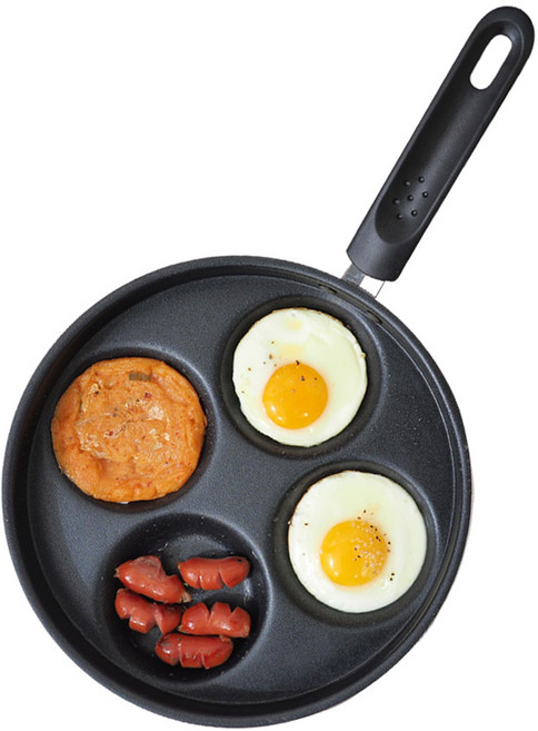 시샘 롤리 4구 에그팬, 25cm, 1개