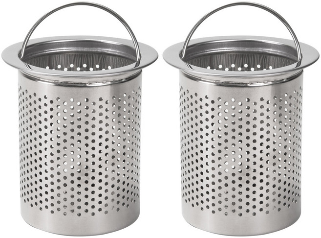 4BNK 스텐 씽크망 소, 실버, 2개