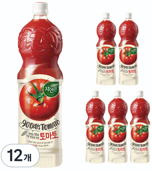 자연은 토마토, 1.5L, 12개