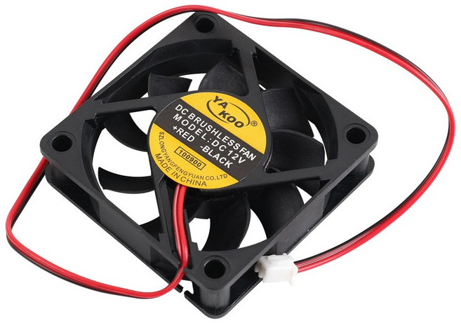 YAKOODC12V 전원 케이스용 브러시리스 60mm 쿨러팬, NA955, 1개