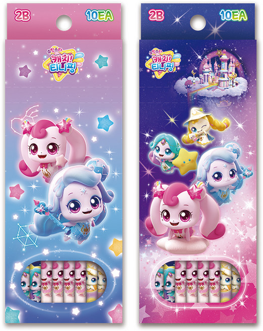 스튜디오에잇 캐치티니핑 시즌5 10본 연필 세트 2B, 랜덤 발송, 2개