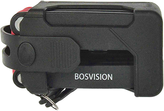 BOSVISION 博士威 高強度合金自行車折疊鎖 BV-8796RD 紅色, 1個