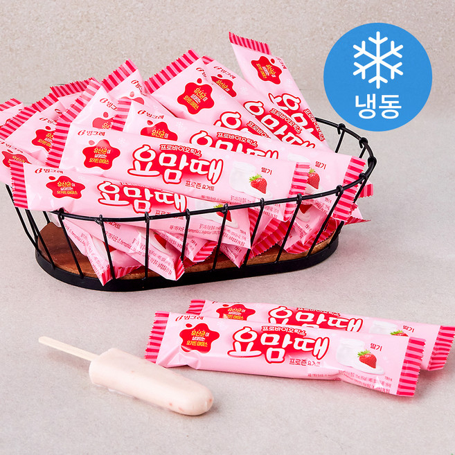 요맘때 바 딸기 (냉동), 70ml, 1개입, 40개