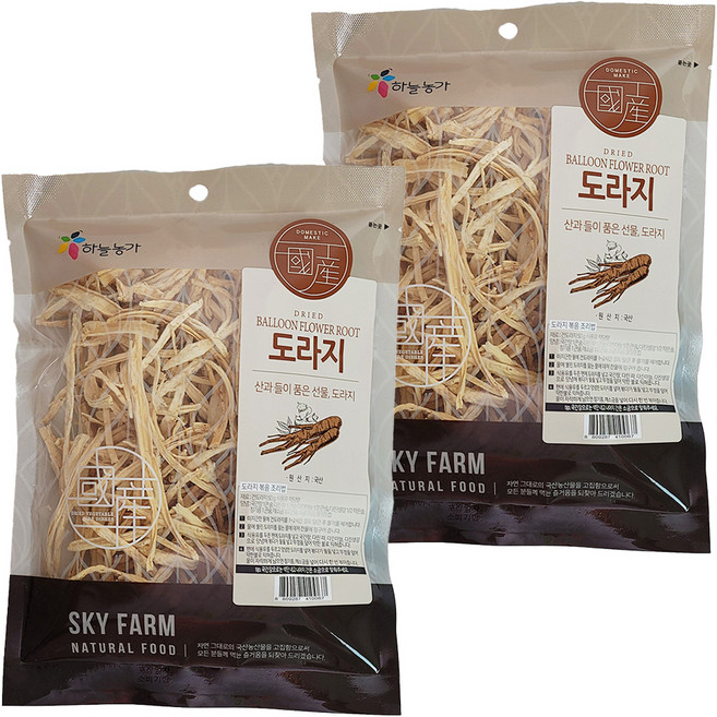 나물이야기 국산 건도라지, 50g, 2개