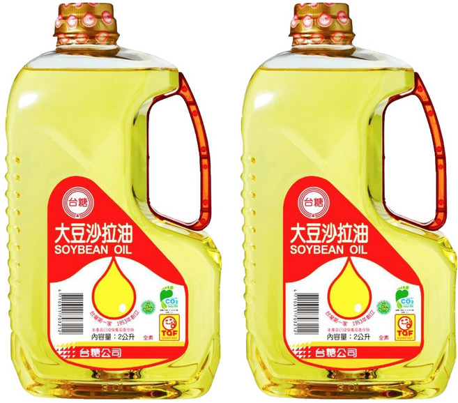 台糖 大豆沙拉油, 2L, 2瓶