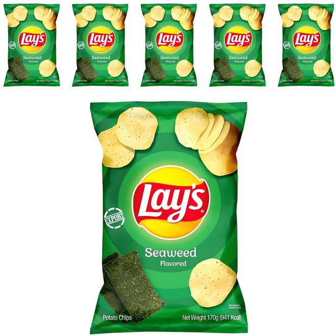 레이즈 씨위드 감자칩, 170g, 6개