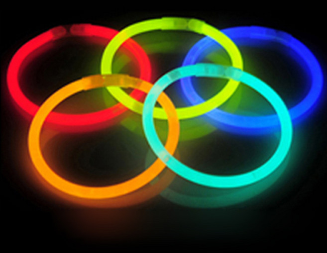 808 LED 야광 스틱 봉 콘서트 팔찌, 랜덤발송, 100개