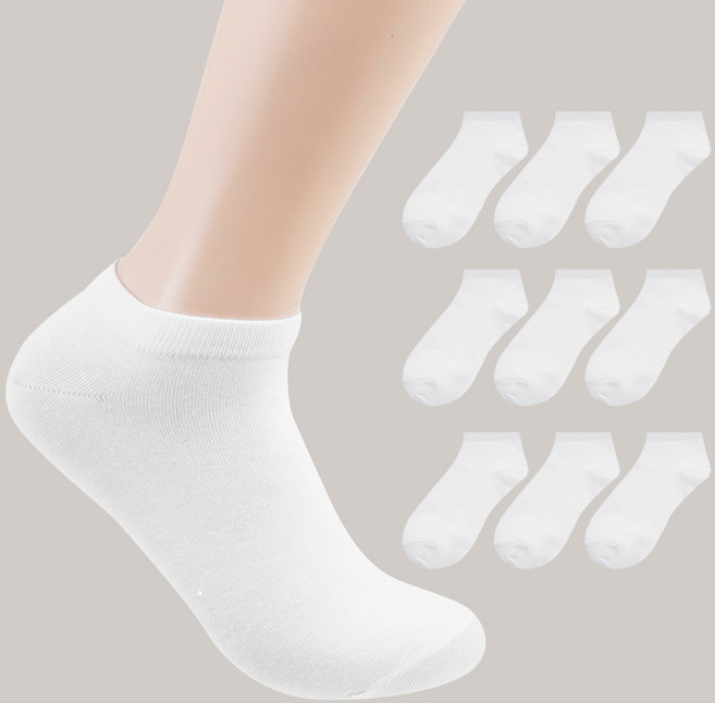 캐럿 여성용 스니커즈 발목 양말 10켤레 세트