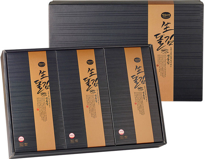 바다소리 장에 찍어먹는 생돌김 4호 선물세트 + 쇼핑백, 1개