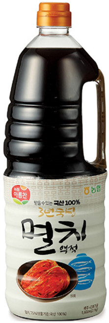 아름찬 국산 멸치액젓, 2.1kg, 1개
