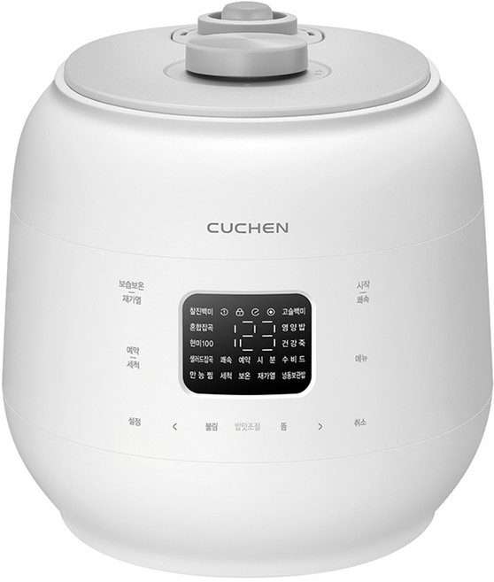 쿠첸 더핏 전기밥솥 6인용, CRS-FWK0641W, 네이처화이트