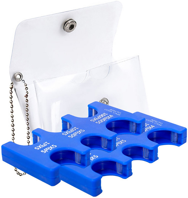 아펙토 동전지갑 2p + PVC 듀얼 투명파우치 세트