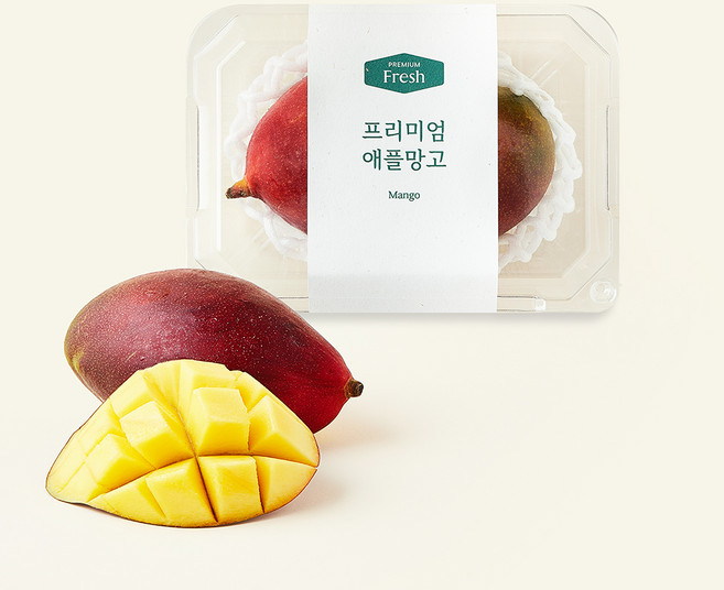 프리미엄 브라질산 애플망고, 470g, 1개