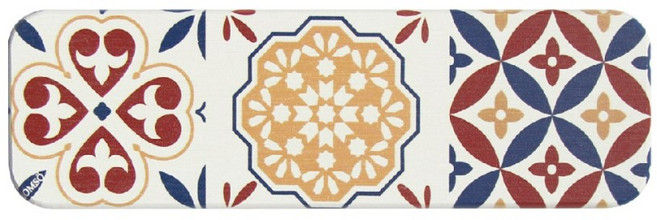 TROMSO 珪藻土長方形吸水杯墊 花磚D, D 花磚, 1個