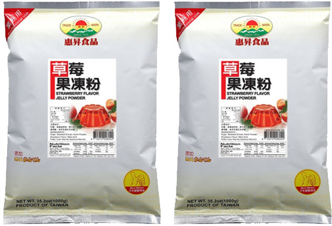 FAIRSEN 惠昇食品 草莓果凍粉, 1kg, 2包