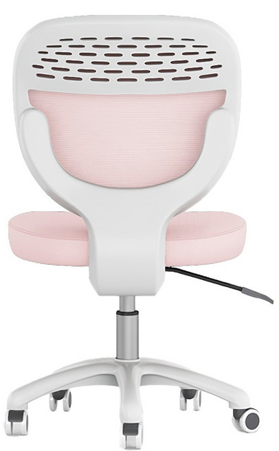 DEPE 電腦椅 CHA01 環保PP材質 高度可調, 白框粉紅色