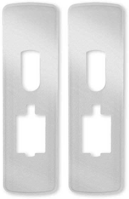 Milre 美樂 免鑽孔門鎖加固板 銀色, 單一商品, 1套