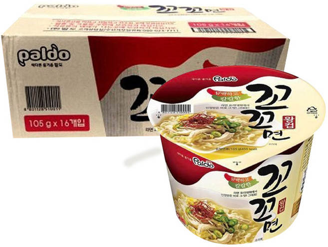 paldo 八道 咕咕雞泡麵大款杯麵, 16入