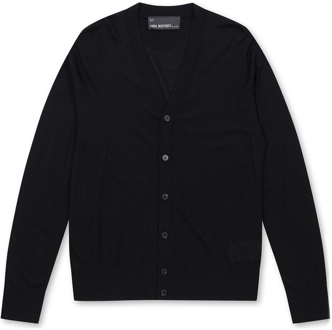 닐바렛 남성용 볼트 울 니트 가디건 NHWAW23007