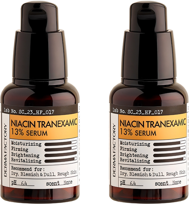 더마팩토리 나이아신 트라넥삼산 13% 세럼, 30ml, 2개