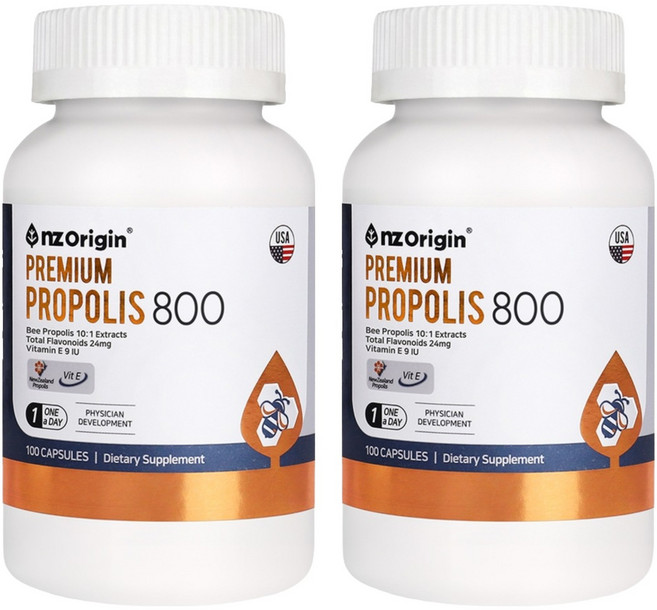 엔젯오리진 프리미엄 프로폴리스 800 80g, 100정, 2개