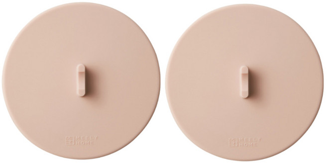 모나코올리브 완전밀착 공중부양 진공 실리콘 컵뚜껑, 인디핑크, 2개