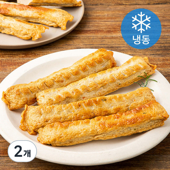 효성어묵 야채봉 대 (냉동), 900g, 2개