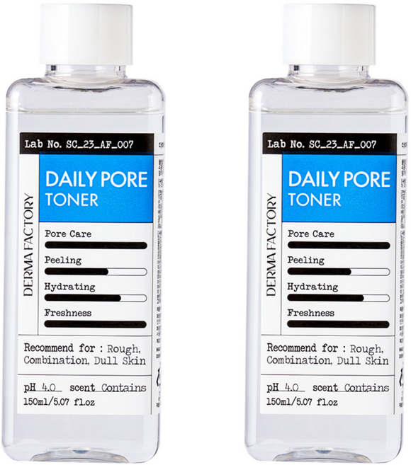 더마팩토리 데일리 모공 토너, 150ml, 2개
