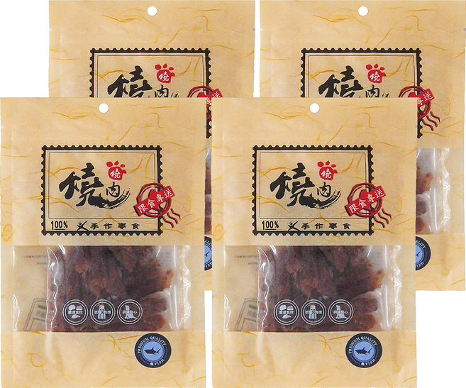 燒肉燒 藜麥魚柳片 100%手作零食, 70g, 4包