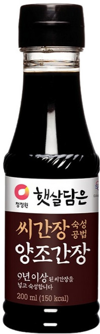 햇살담은 씨간장 숙성공법 양조간장, 200ml, 1개