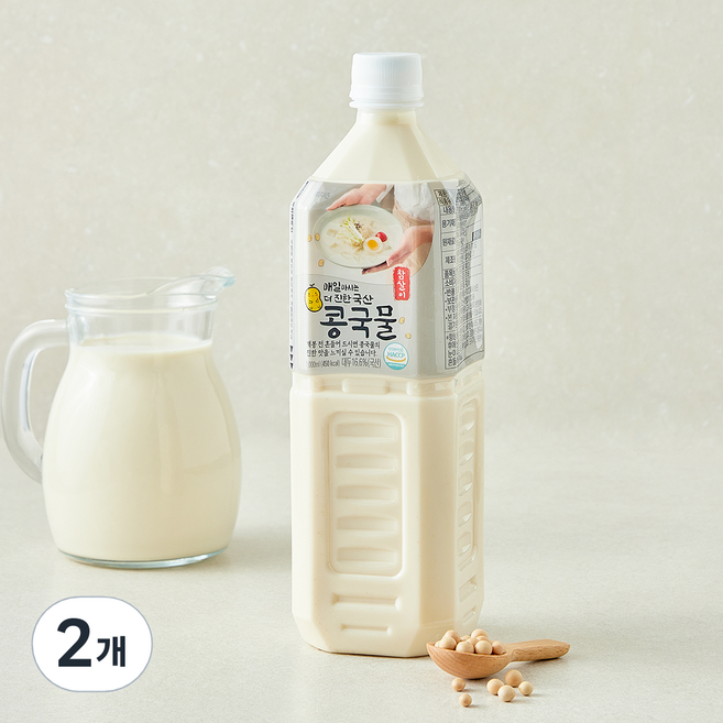 참살이 더 진한 콩국물, 2개, 1L