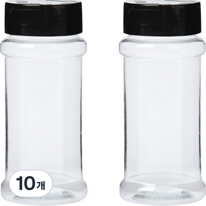인블룸 투카인즈 페트 양념통 블랙, 100ml, 10개