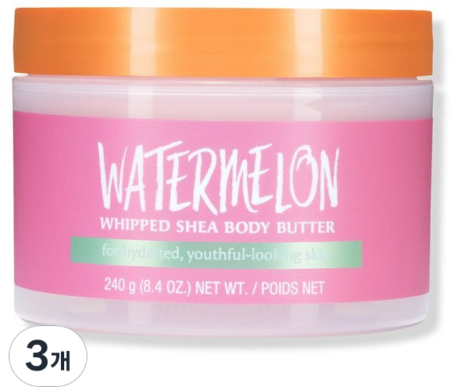 트리헛 휩 시어 바디 버터 워터멜론, 3개, 240g